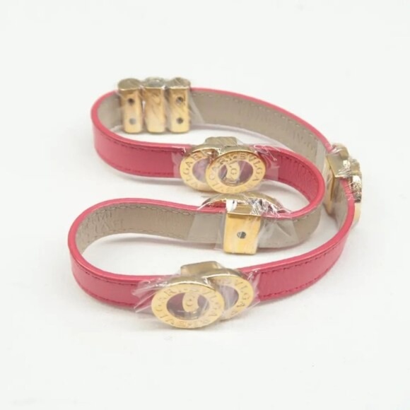 100% Authentic BVLGARI Leather Double Coil Wrap Bracelet 441-072324 - Picture 2 of 11